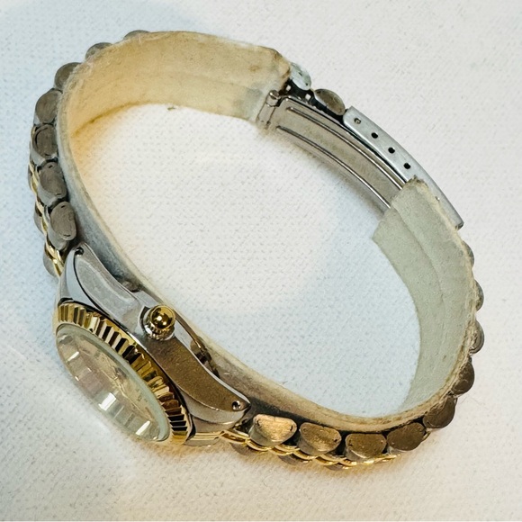 Two-Tone Gold and Silver Women's Watch - Picture 3 of 13